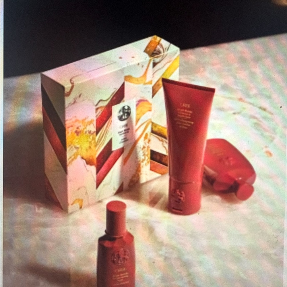 Oribe bright blonde shampoo conditioner and primer 8.5oz 6.8 oz 3.4 oz